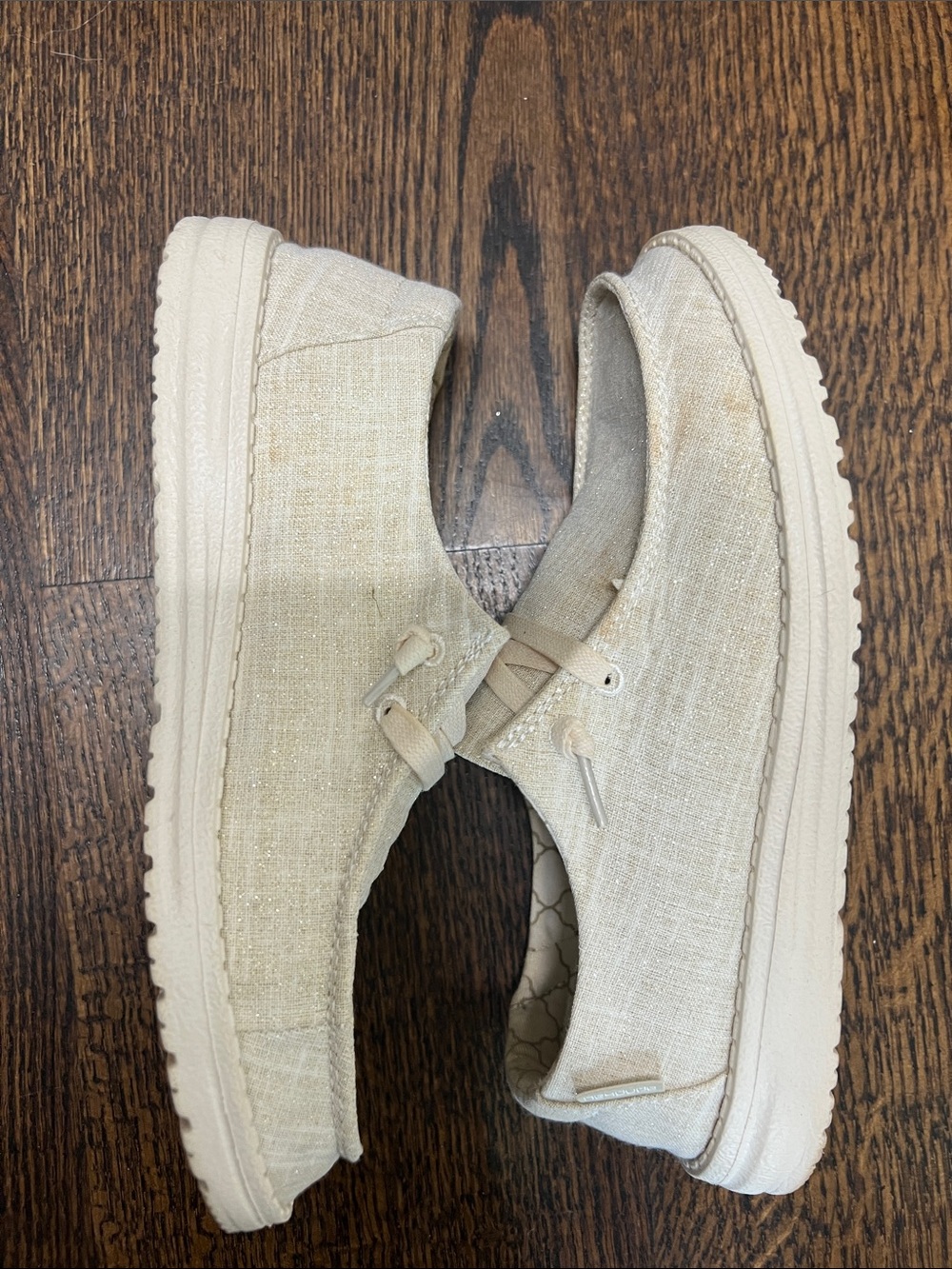 Hey Dude Slip-On Casual Shoes - Light Beige - Picture 4 of 9